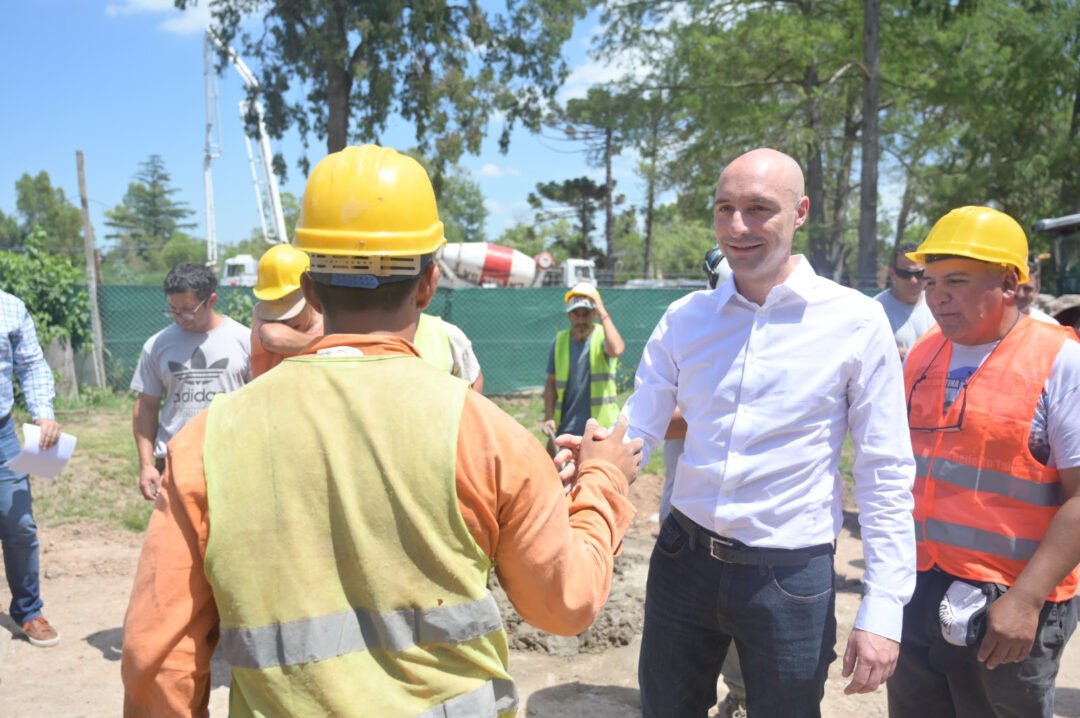 Beto Ramil recorrió la obra de repavimentación y ensanche de la Ruta 26