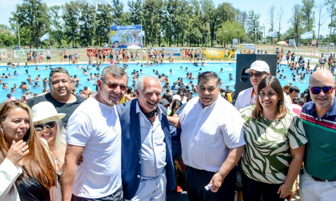El Intendente Ishii dio inicio a la colonia municipal con pileta semiolimpica