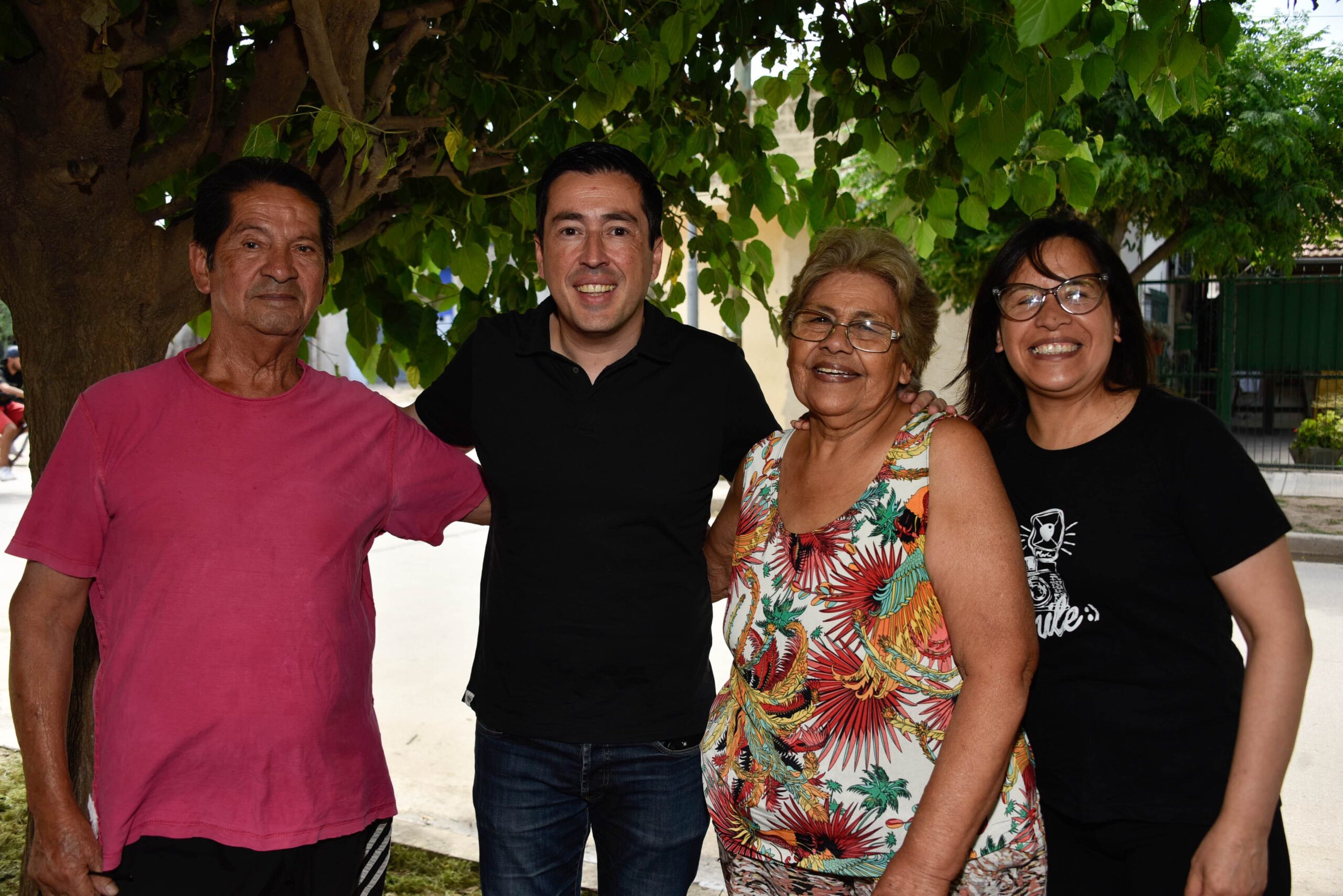 Leo Nardini habilitó la repavimentación de la calle Palpa, en la ciudad de Grand Bourg