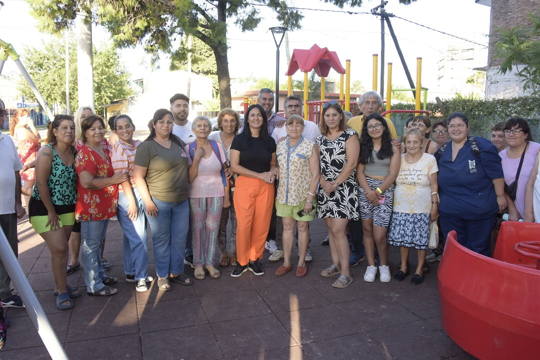 Noe Correa realizó la habilitación de la Plazoleta “San Eduardo”, en el Área de Promoción El Triángulo