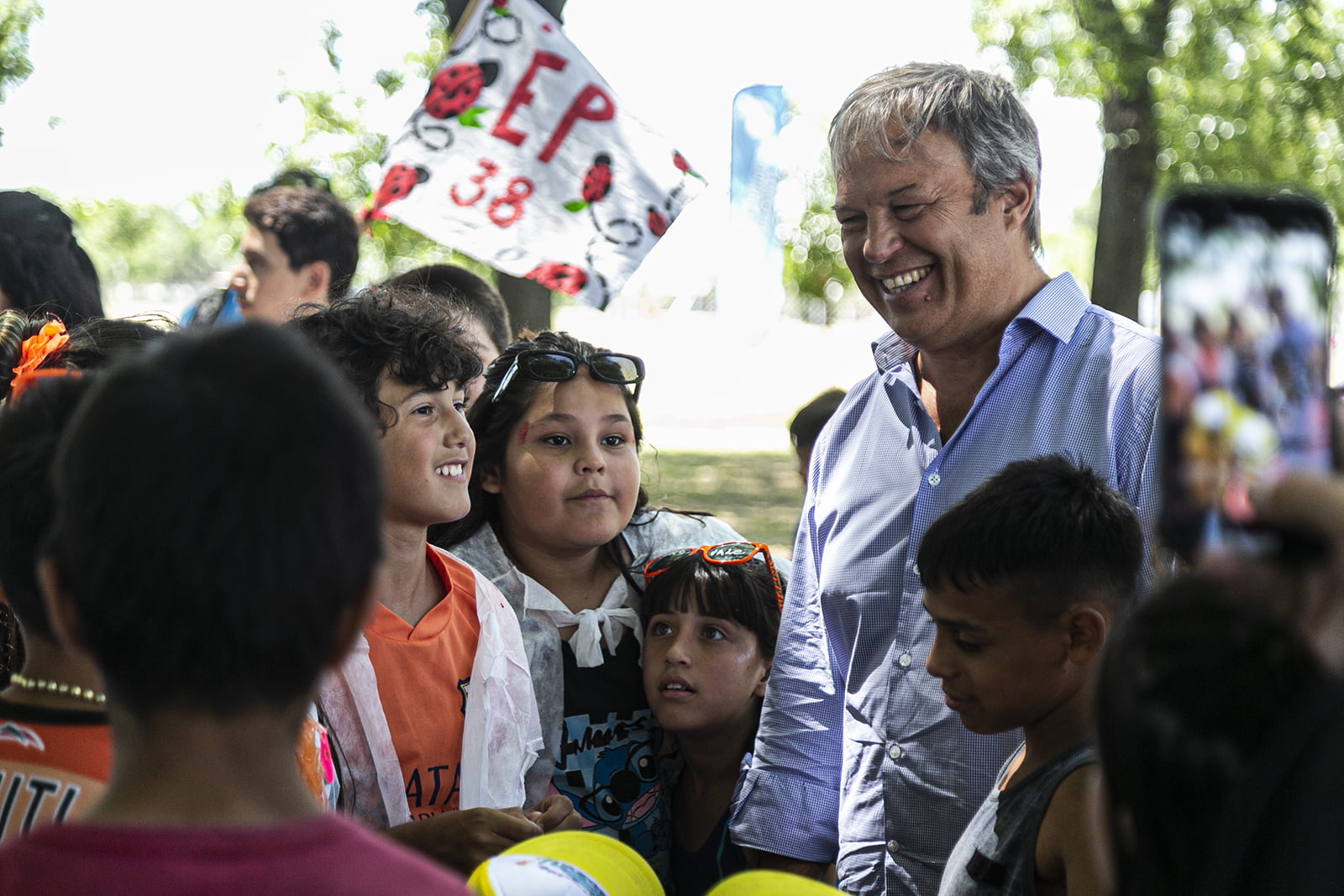 Cascallares acompañó a los alumnos que participan del programa “escuelas abiertas en verano”
