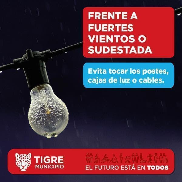 Tigre: Alerta por crecida del Río de la Plata