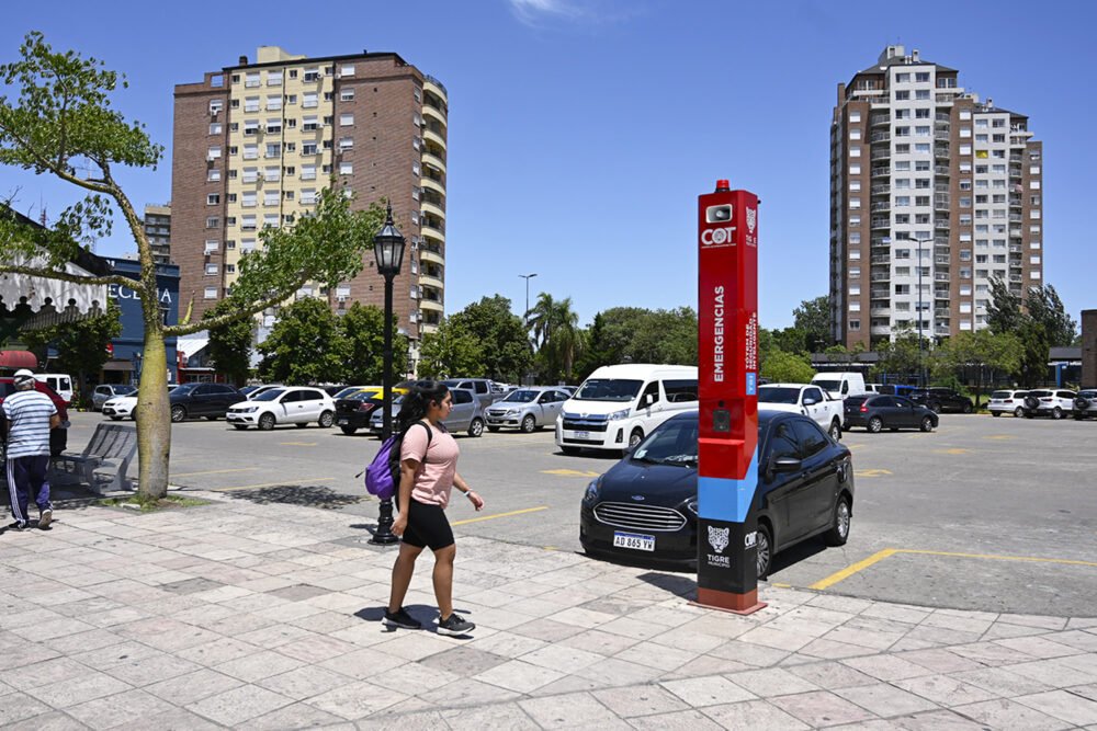 En Tigre, ya son 110 los espacios públicos que cuentan con Tótems de Seguridad Inteligente (TSI)
