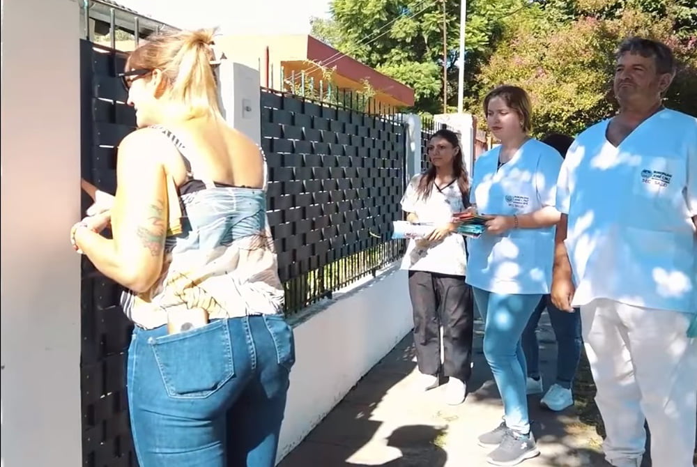 El municipio de José C. Paz realizo un operativo territorial contra el Dengue