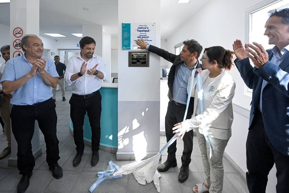 Kicillof inauguró un Centro de Atención Primaria de la Salud