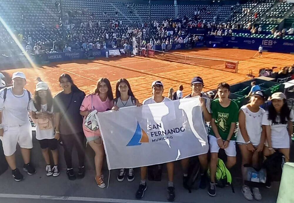 La Escuela Municipal de Tenis de San Fernando estuvo presente en el Argentina Open