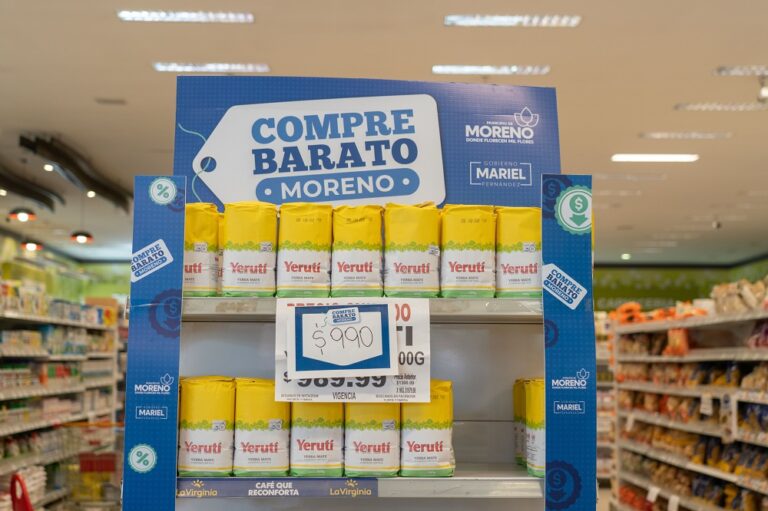 Se lanzó el programa Compre Barato 2024 en Moreno