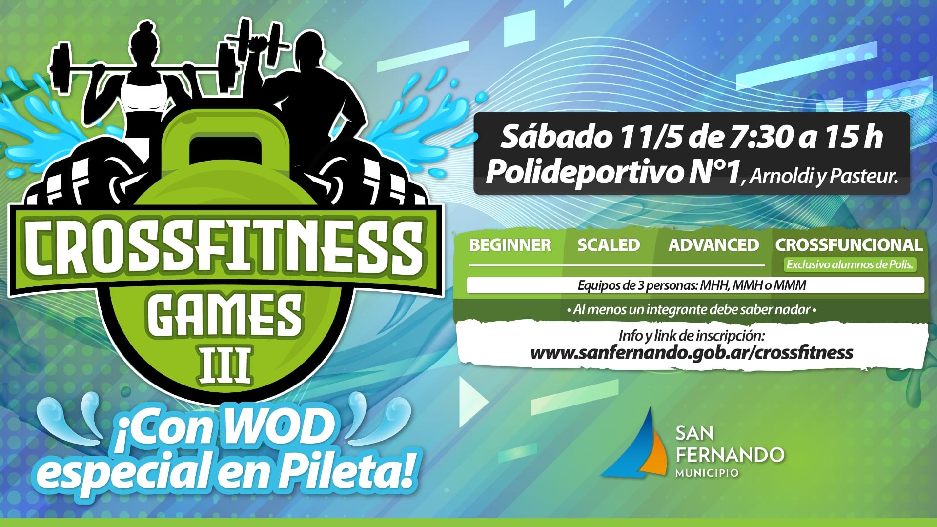 San Fernando abrió la inscripción para la competencia “Crossfitness Games”