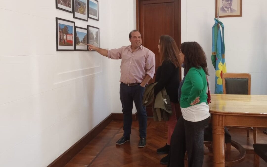 El intendente de Trenque Lauquen, Francisco Recoulat recibio al programa provincial “pueblos turisticos”