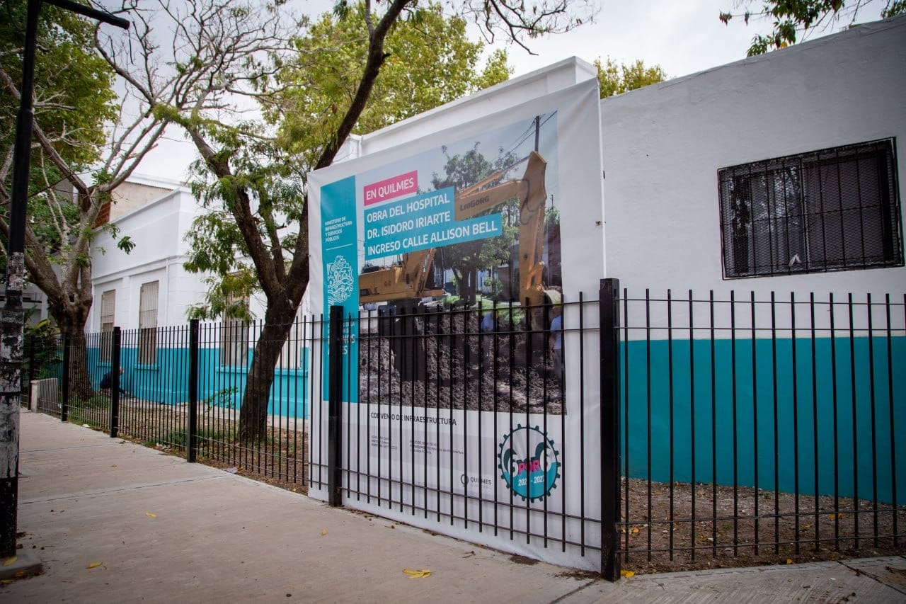 Siguen avanzando las obras de refacción integral en el hospital Isidoro Iriarte de Quilmes