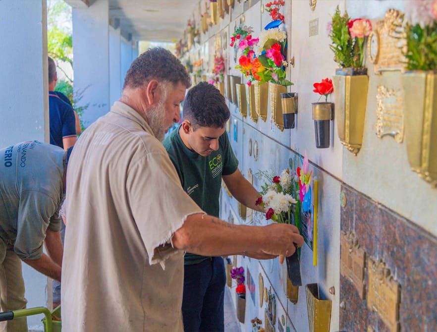 San Fernando realiza acciones de prevención del dengue en el Cementerio Municipal
