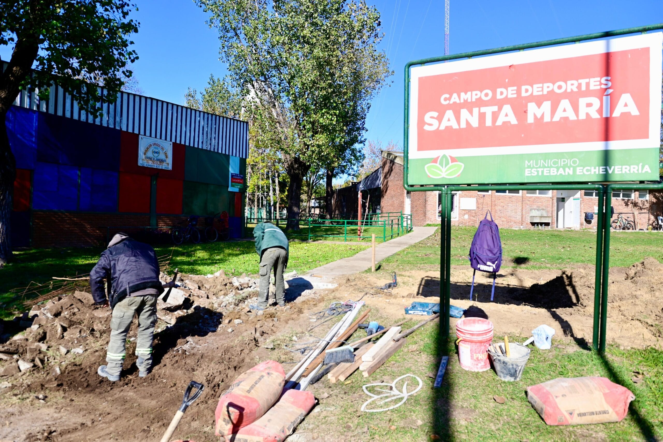Esteban Echeverría: Puesta en valor de la pista de atletismo del Campo de Deportes Santa María