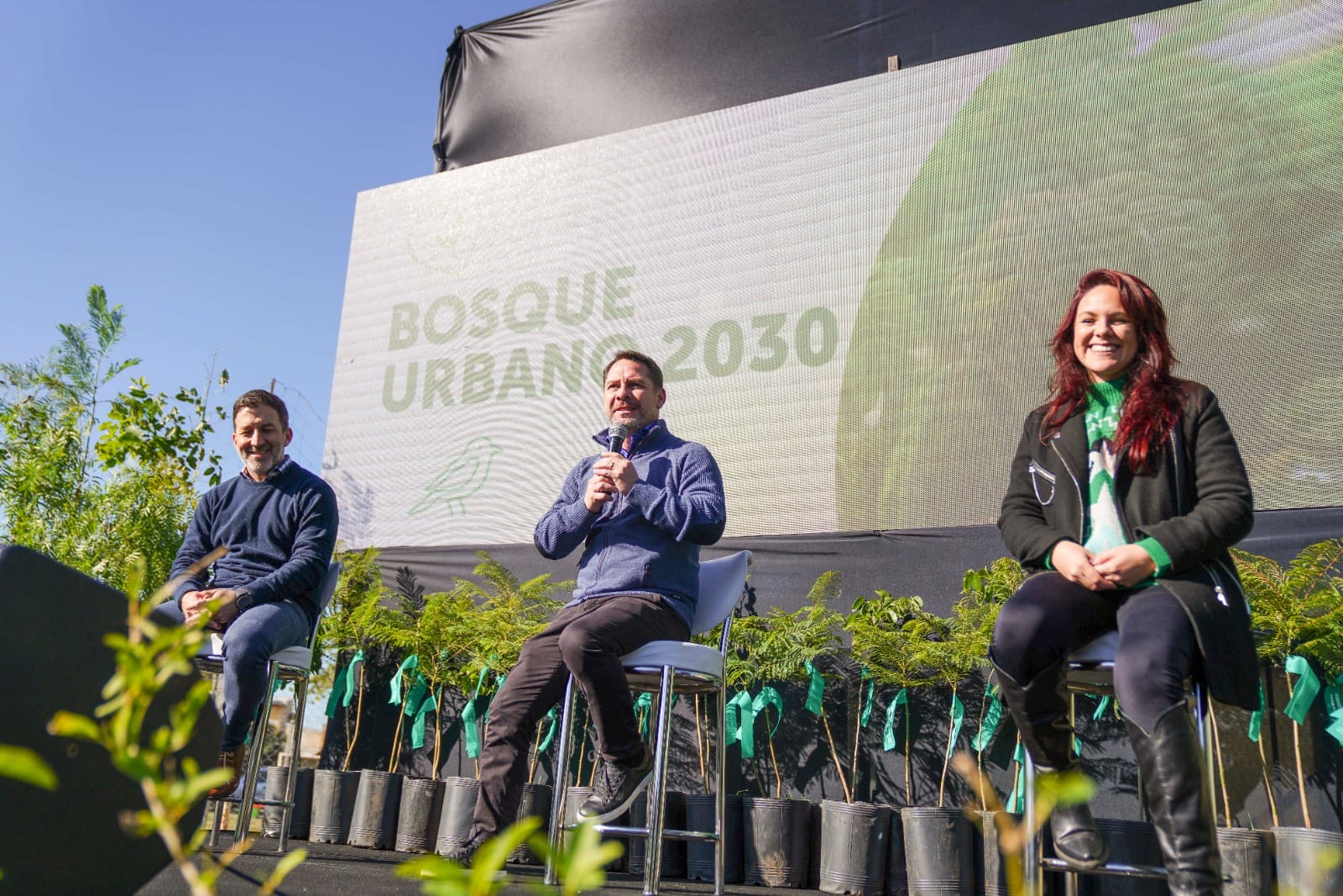 Pablo Descalzo, presentó el plan estratégico de infraestructura verde “Bosque Urbano 2030”