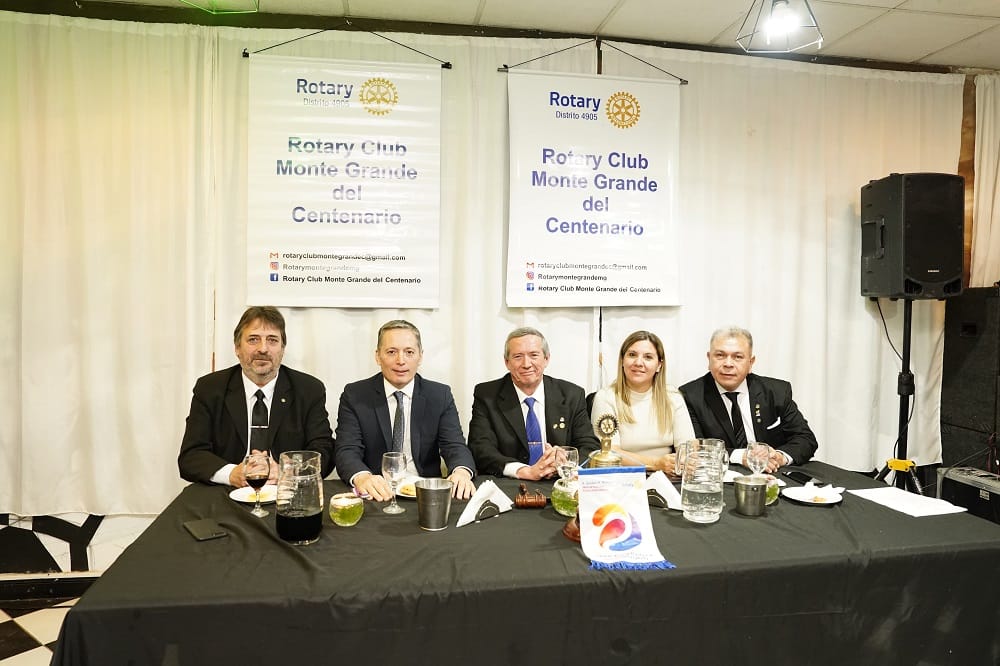 Fernando Gray, participó del festejo por el 12° aniversario del Rotary Club Monte Grande