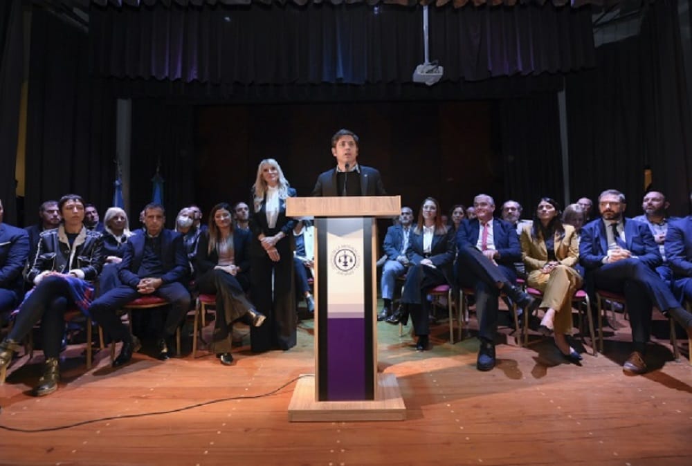 Kicillof participó de la asunción de las nuevas autoridades del Colegio de la Abogacía de La Plata