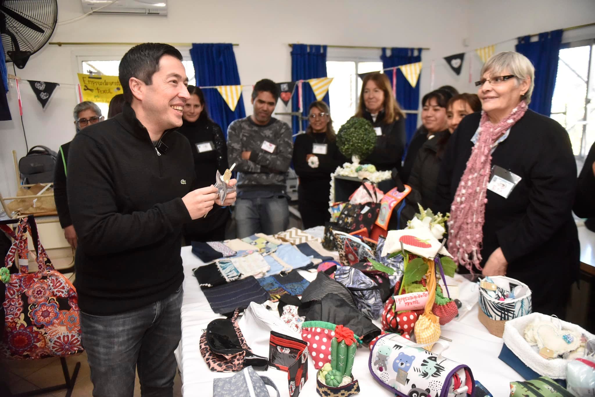 Nardini estuvo presente en la Muestra de los alumnos del Centro Municipal de Estudios