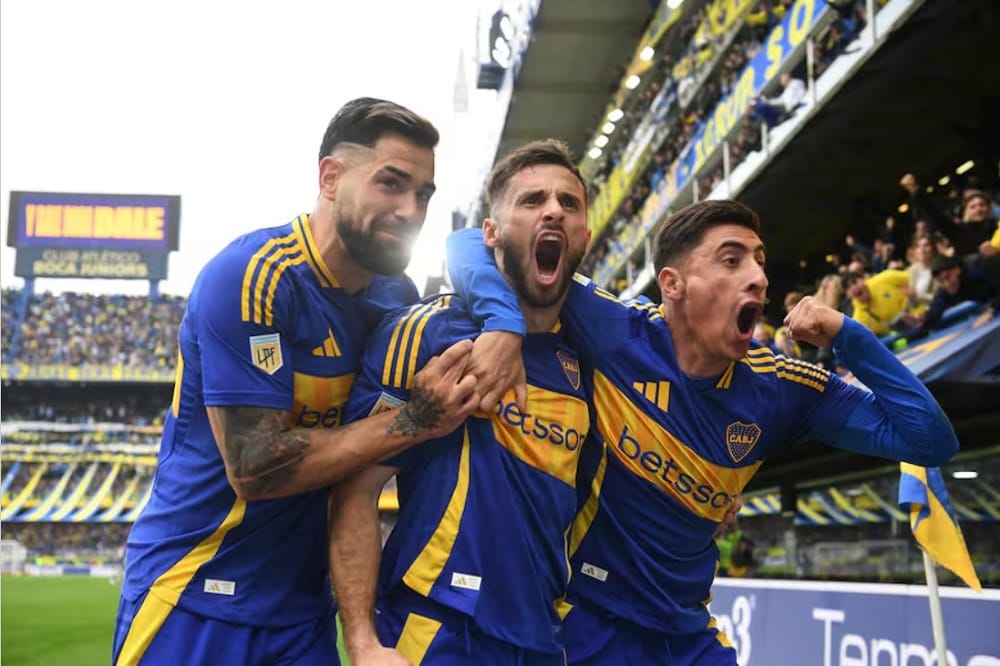 El Boca de los segundos tiempos le ganó a San Lorenzo 3 a 2 en la Bombonera