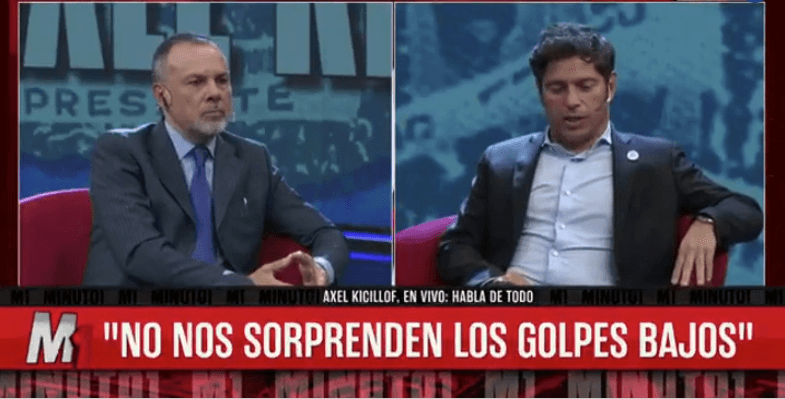 Axel Kicillof dijo que el Gobierno “Quiere hacer campaña con la inseguridad”
