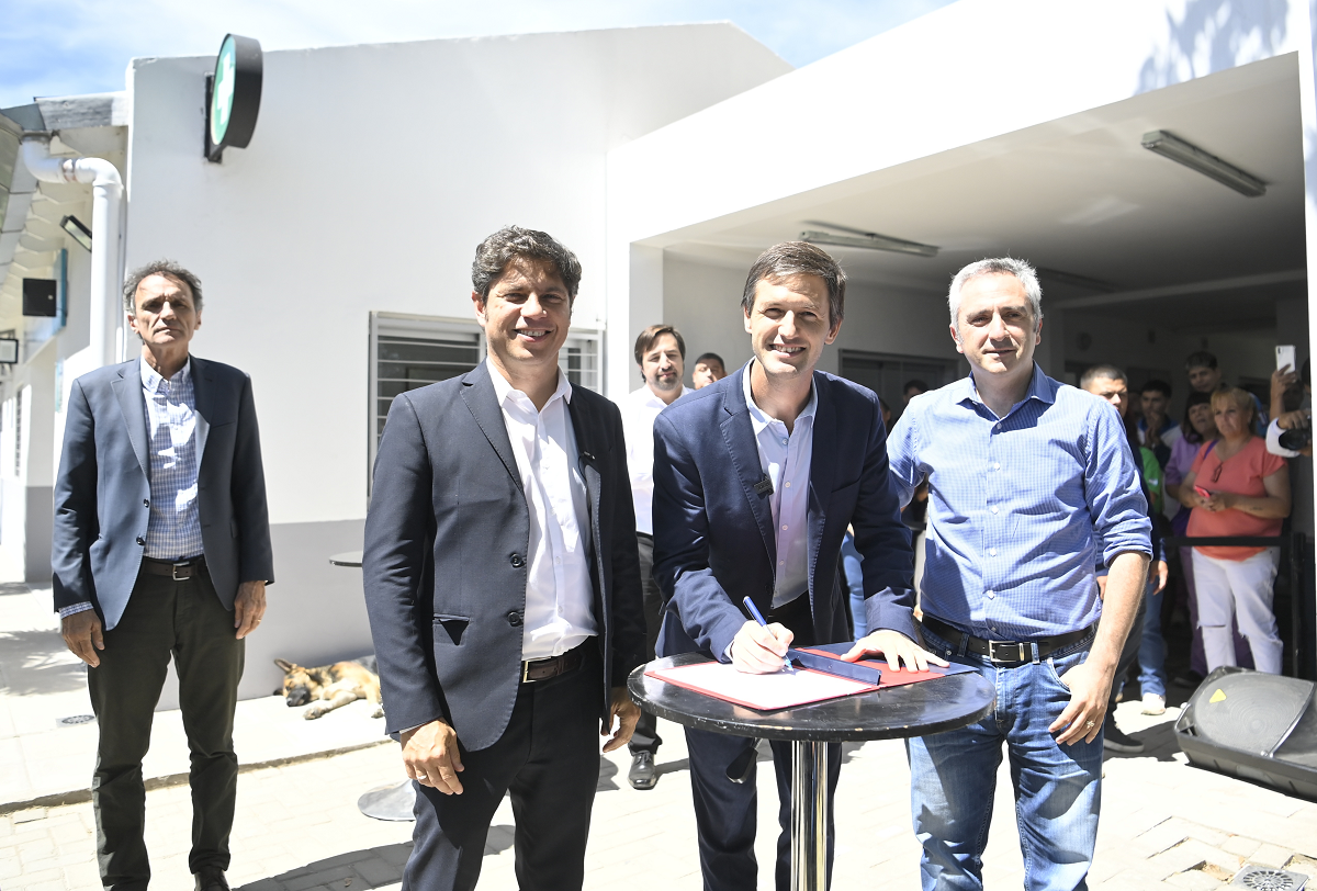 Kicillof inauguró las obras de puesta en valor de un Centro de Atención Primaria de la Salud